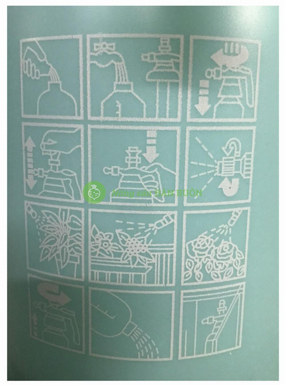 Bình xịt, tưới cây, tưới lan DORA 2 Lít