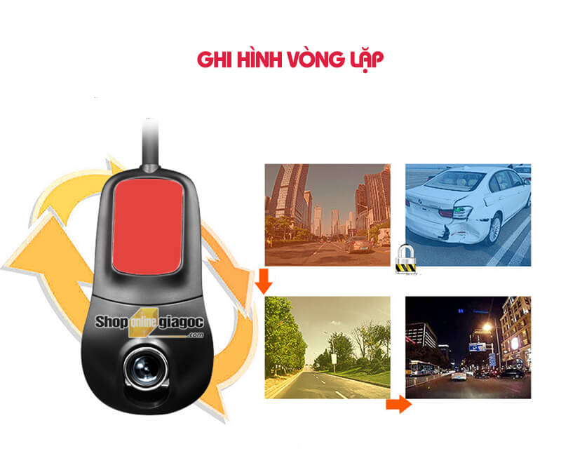 [HCM] Camera Hành Trình RS200 HD 1080P