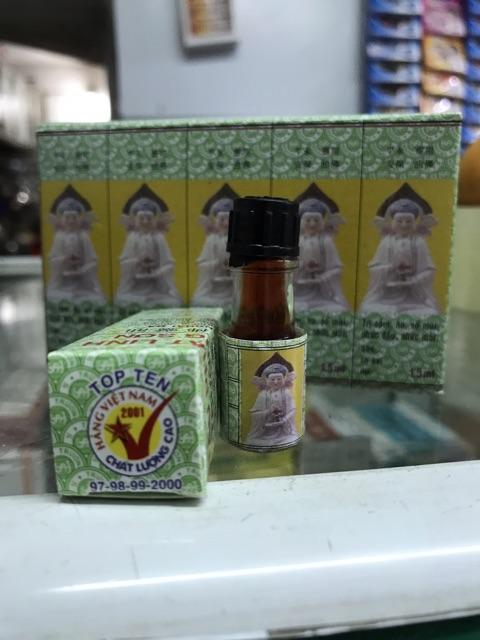 5 lọ Dầu gió phật linh trường sơn 1.5ml