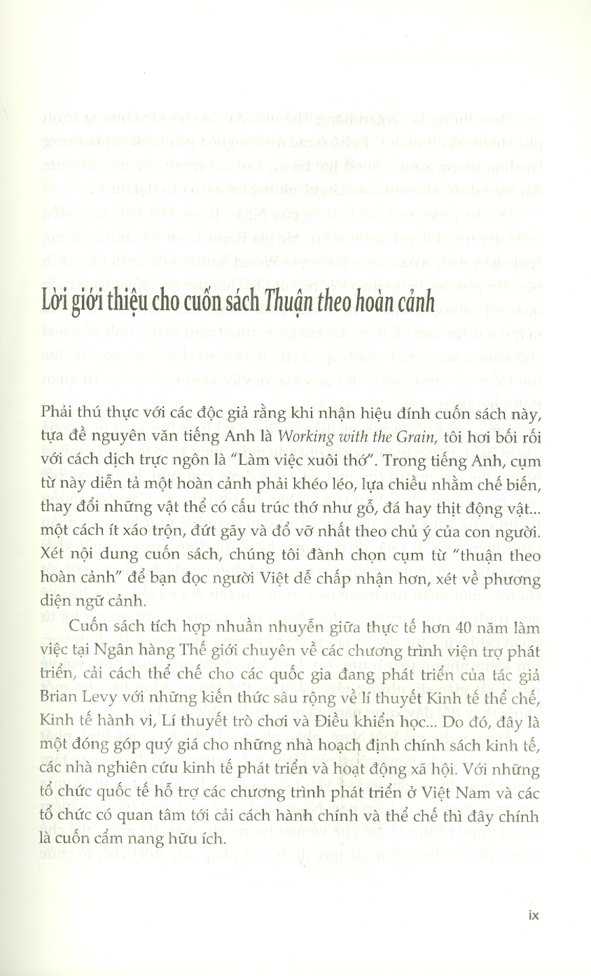 Thuận Theo Hoàn Cảnh (Sách Tham Khảo)