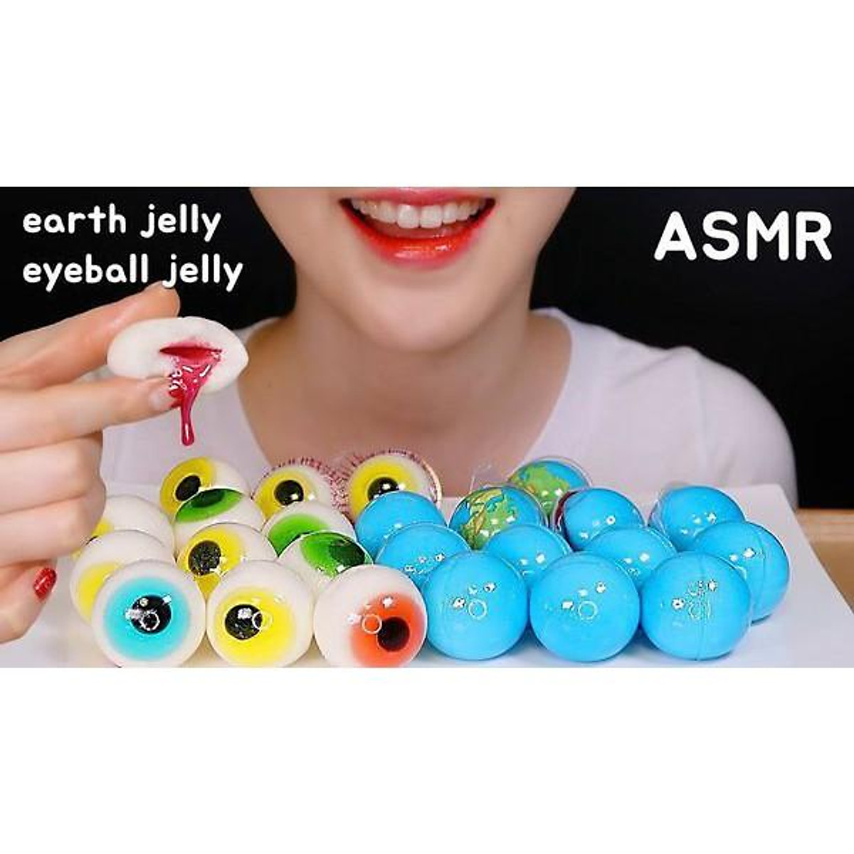[HÀNG CHUẨN ĐỨC] Kẹo dẻo Trolli Glotzer con mắt (Eyeball) / đị.a cầ.u (Planet) - Đức