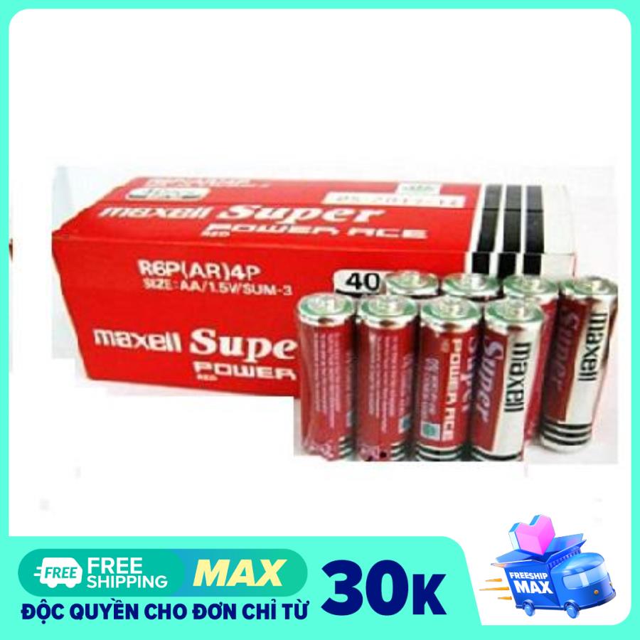 Hộp 40 viên pin tiểu lớn Maxell AA