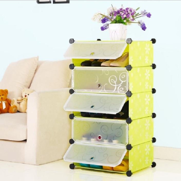 TỦ GIÀY LẮP GHÉP 5 TẦNG