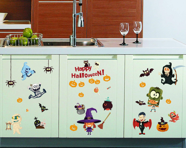 Decal trang trí lễ hội HALLOWEEN