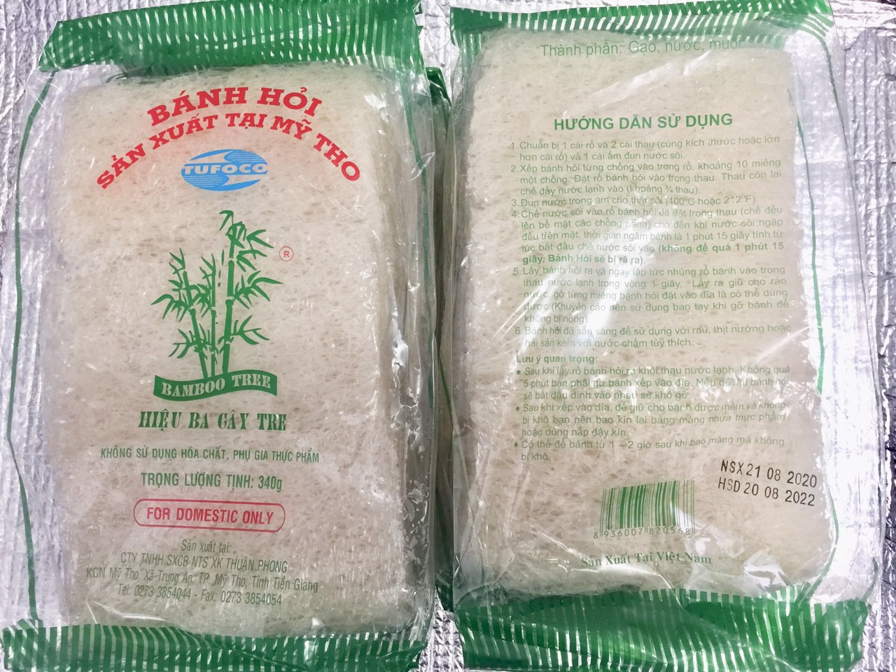BÁNH HỎI KHÔ GÓI 340GR