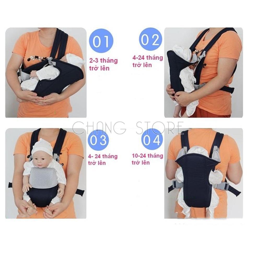 Địu em bé 4 tư thế Cao Cấp