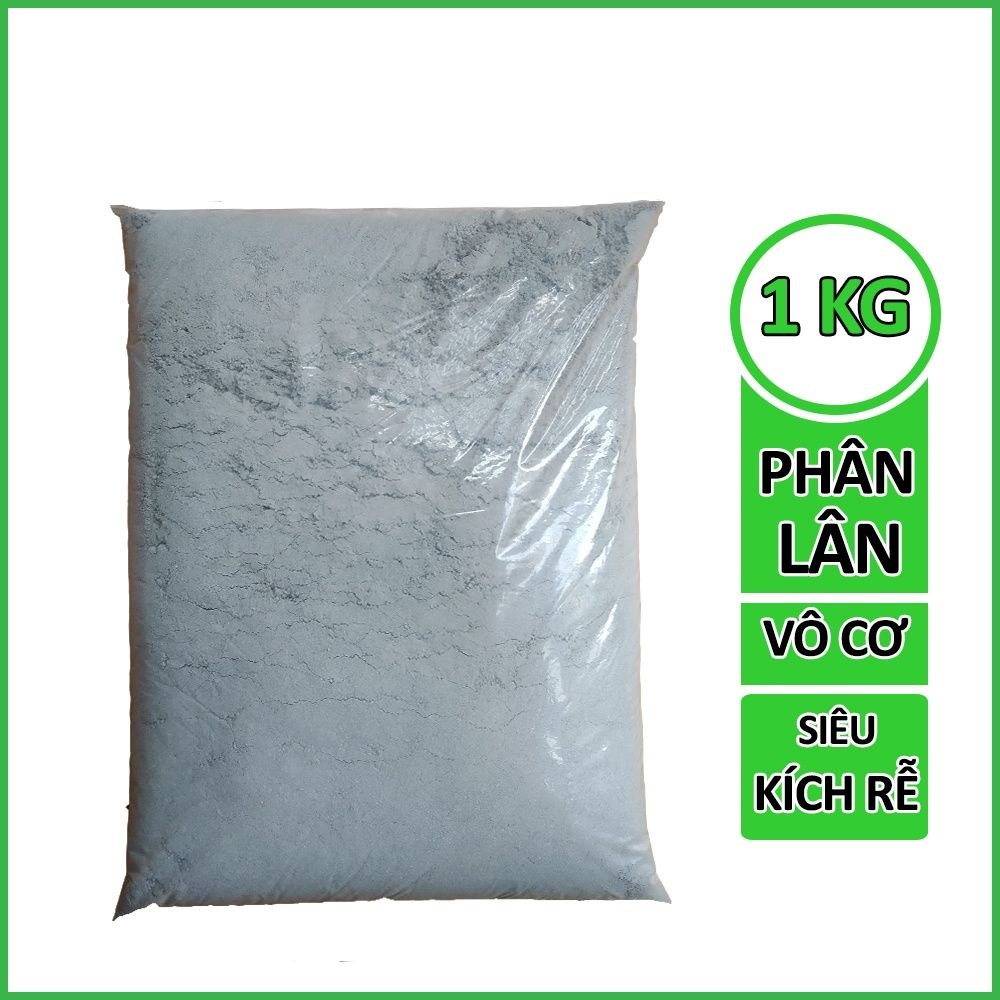 Phân lân 1kg dạng bột dùng ủ phân, bón gốc hạ phèn