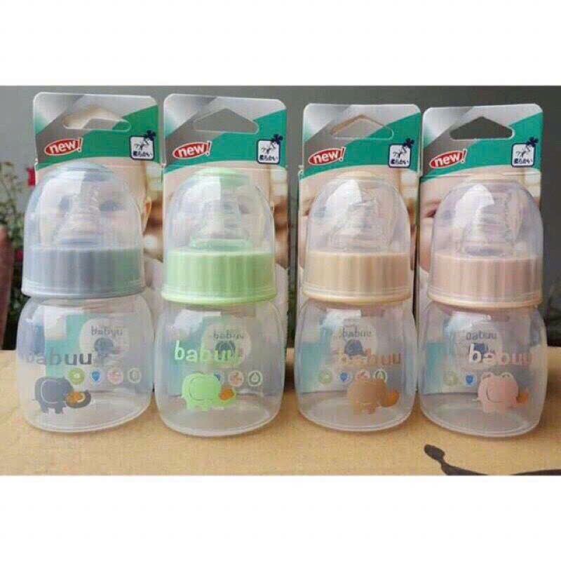Bình sữa Babuu thân tròn 60ml, 125ml, 250ml