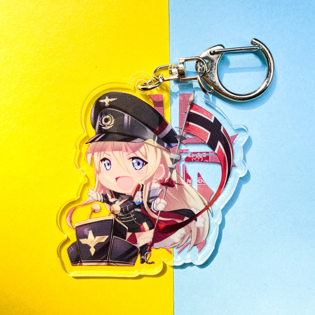 Móc khóa AZUR LANE game chibi anime xinh xắn dễ thương