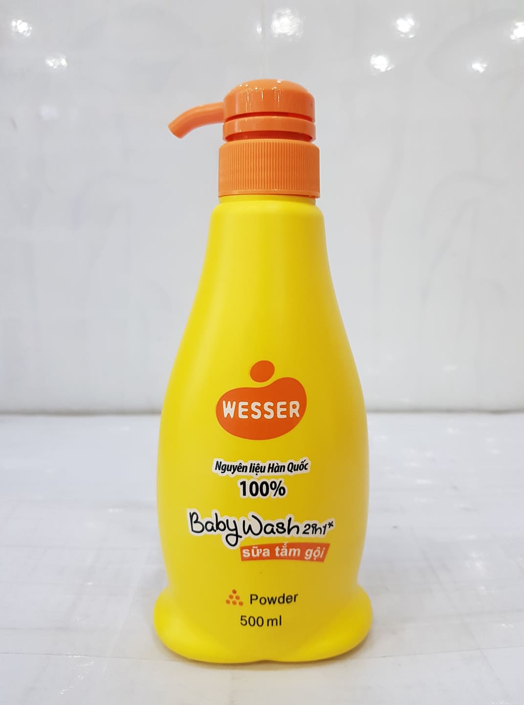Sữa Tắm Gội Em Bé WESSER 500ml
