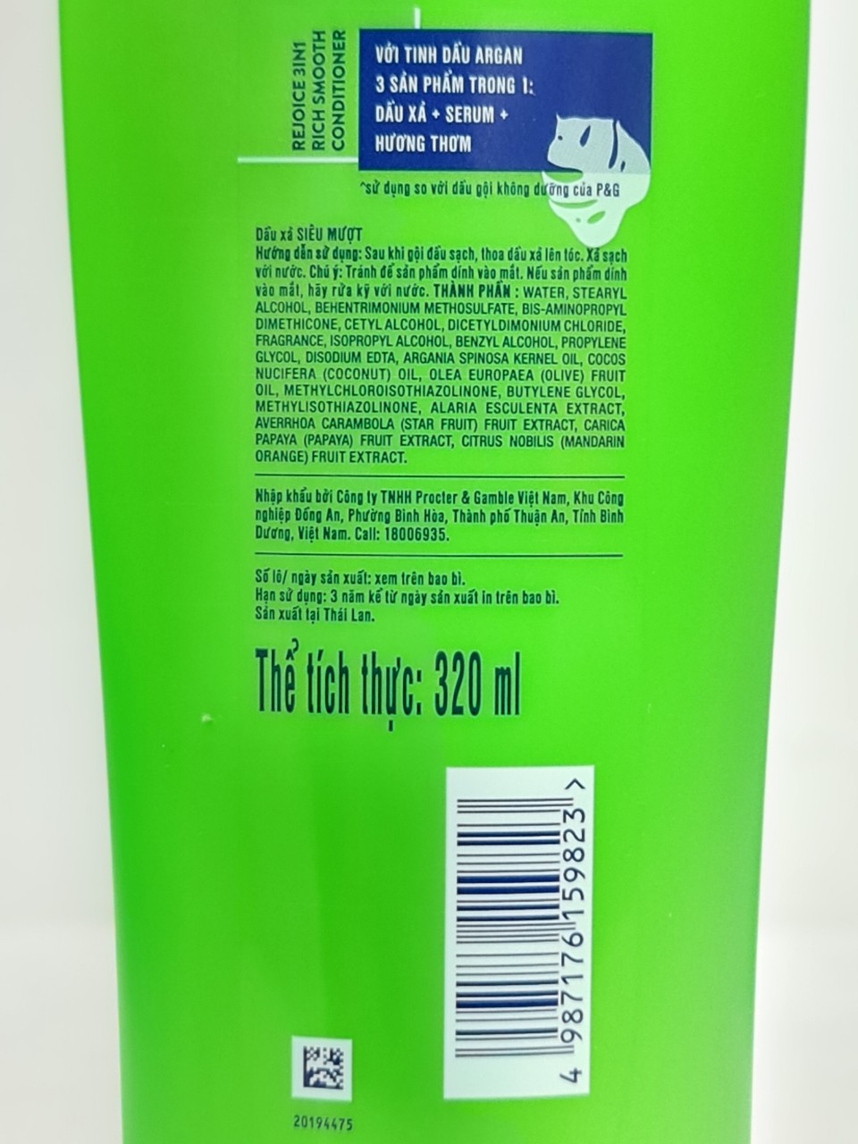 Dầu Gội Hoặc Dầu Xả REJOICE Siêu Mượt