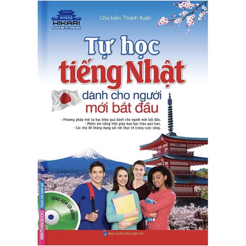 Sách - tự học tiếng nhật dành cho người mới bắt đầu