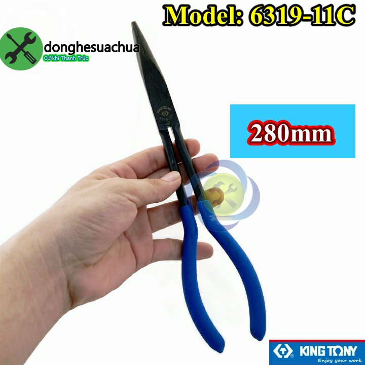 Kìm mũi nhọn kingtony 6319-11c dài 280mm