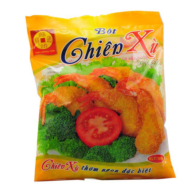 Combo 10 Gói Bột Chiên Xù Đồng Tiền (Gói 100G)