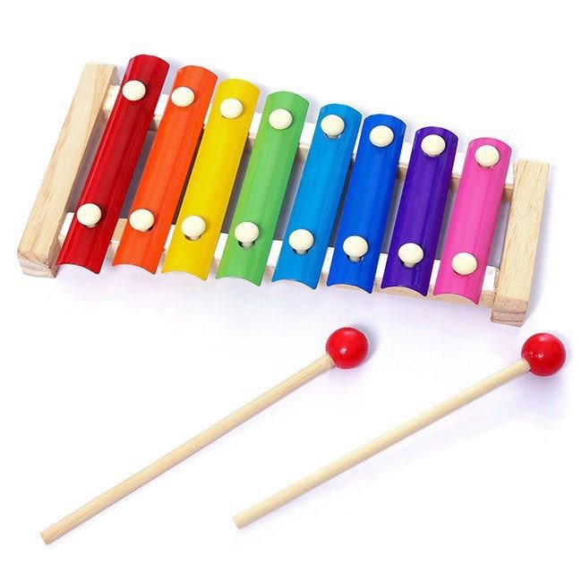 [Hoàn Tiền 10%]Nhạc cụ Đàn Gõ Xylophone 8 Thanh Cho Bé