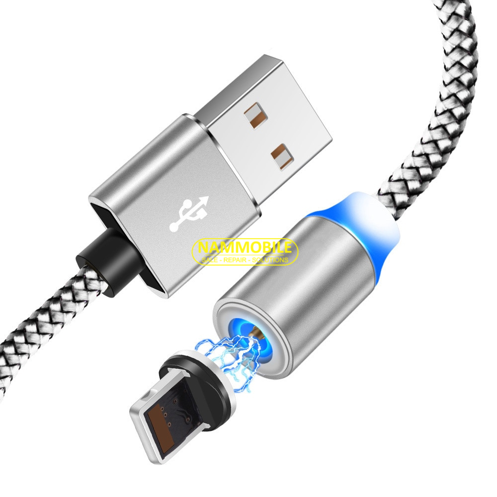 FREE SHIP [HCM]Cáp Sạc Từ 3 Đầu Lightning Type-C Micro USB 1m