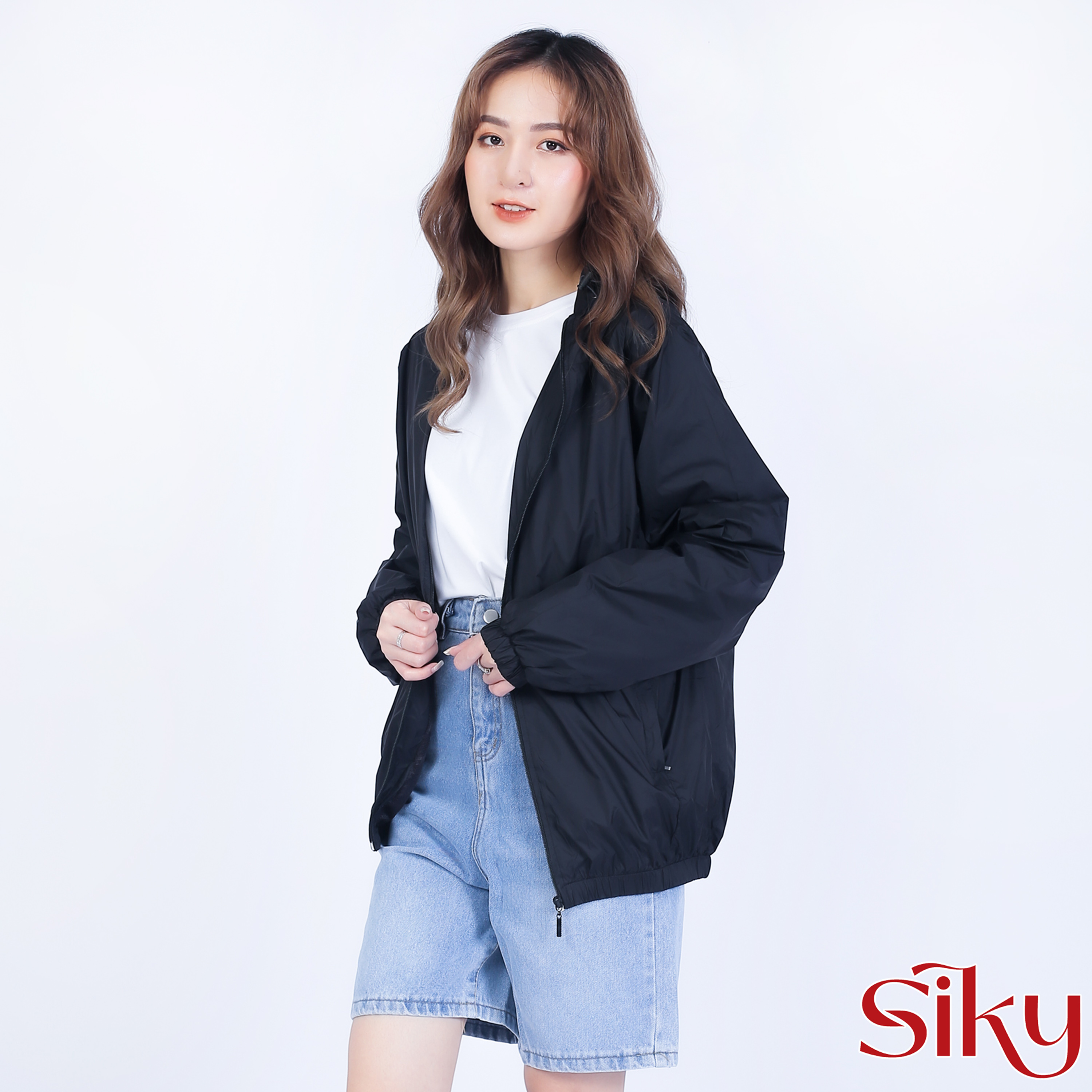 Áo gió nữ SIKY 2 lớp chống nước - Siky