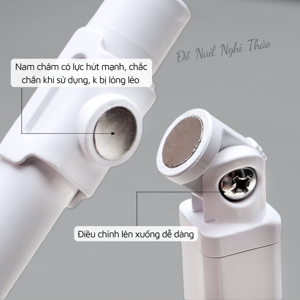 Chân đế kẹp đèn hơ móng mini PISAN Nghi Thảo