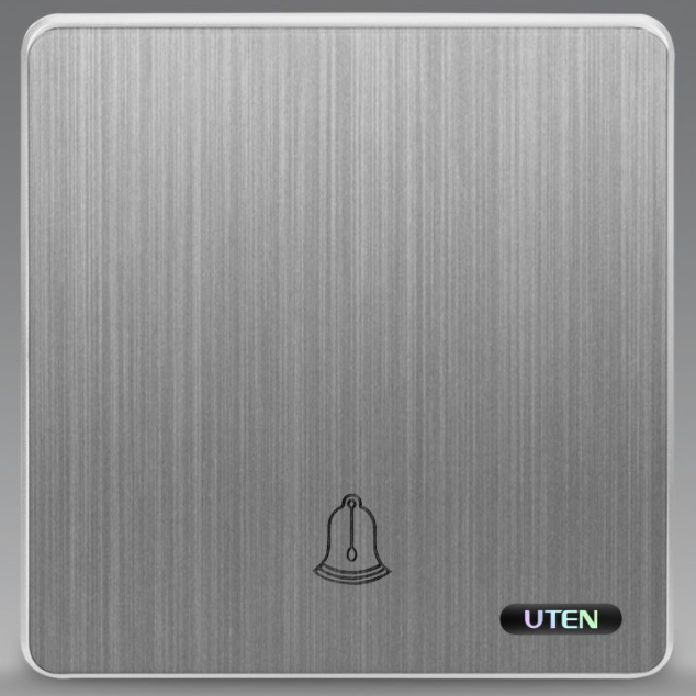 Công tắc nút nhấn chuông Uten mặt vuông chuẩn BS