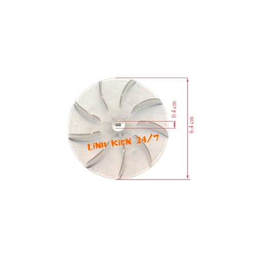 CÁNH QUẠT MÁY SẤY TÓC AC 9 CÁNH TRỤC 4MM