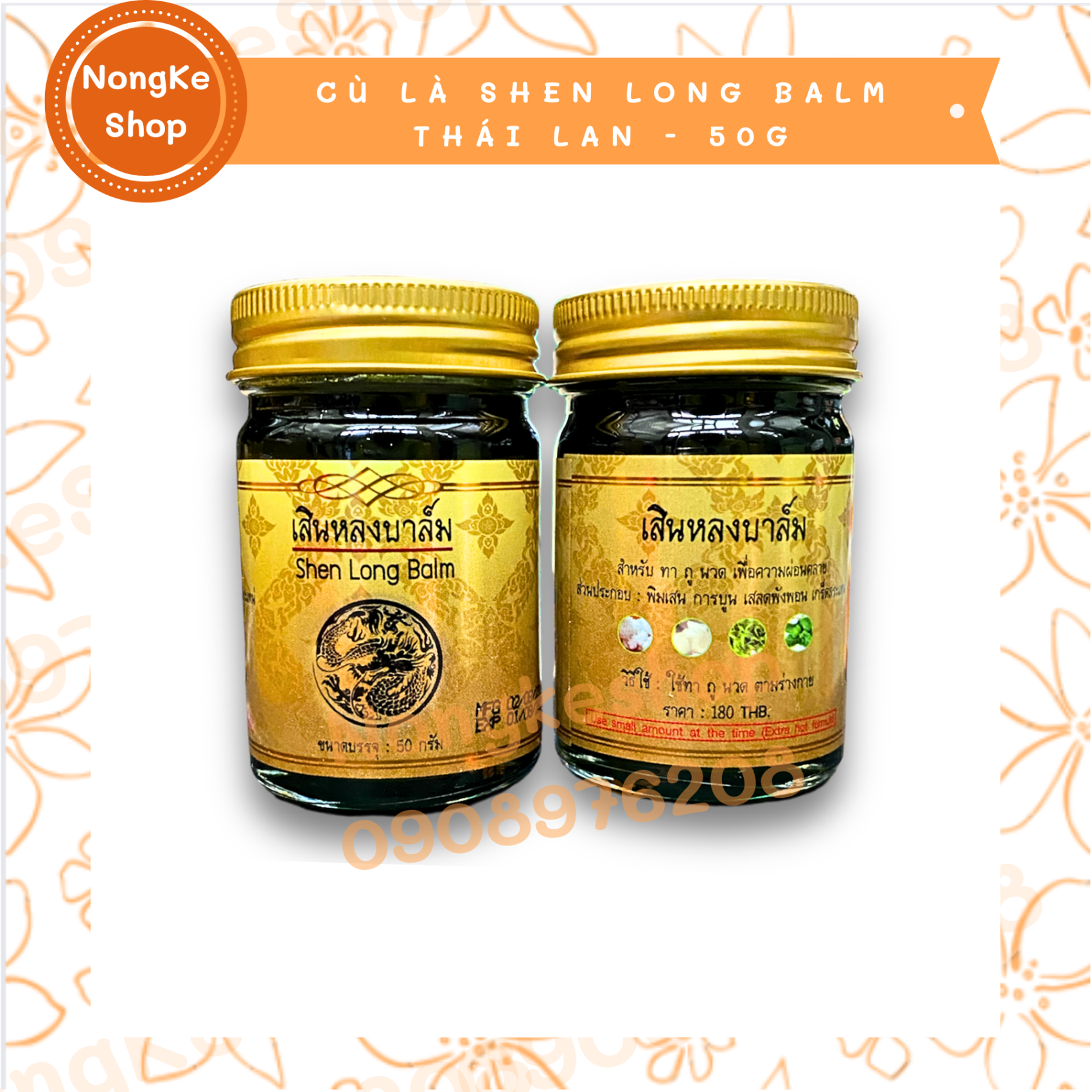 Dầu cù là Shen Long (ShenLong) Balm Thái Lan 50g