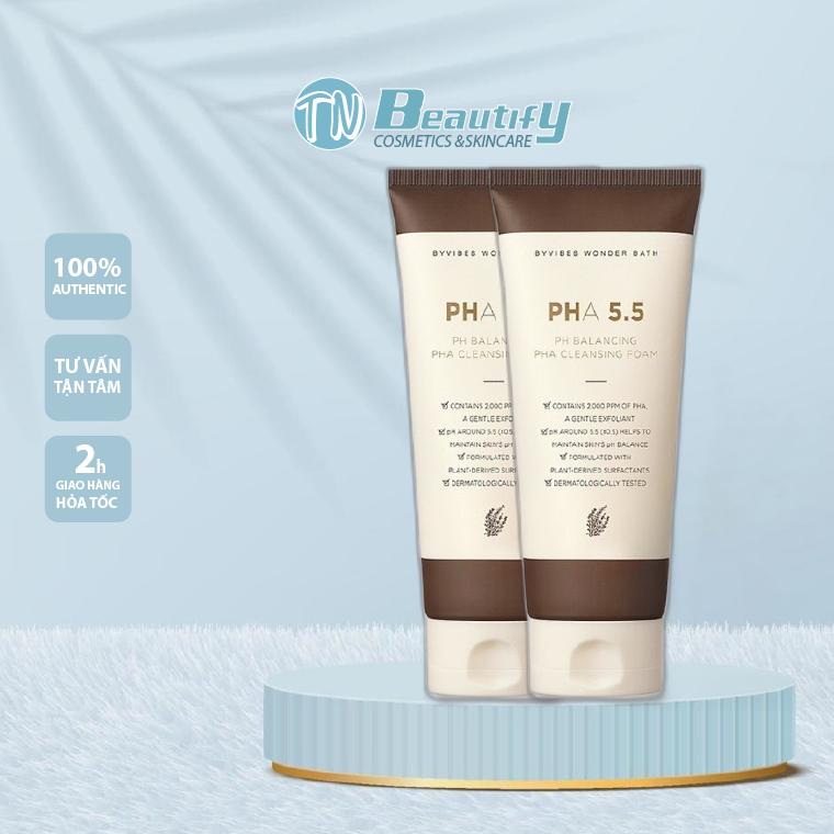 Sữa Rửa Mặt Byvibes Wonder Bath PHA 5.5 150ml