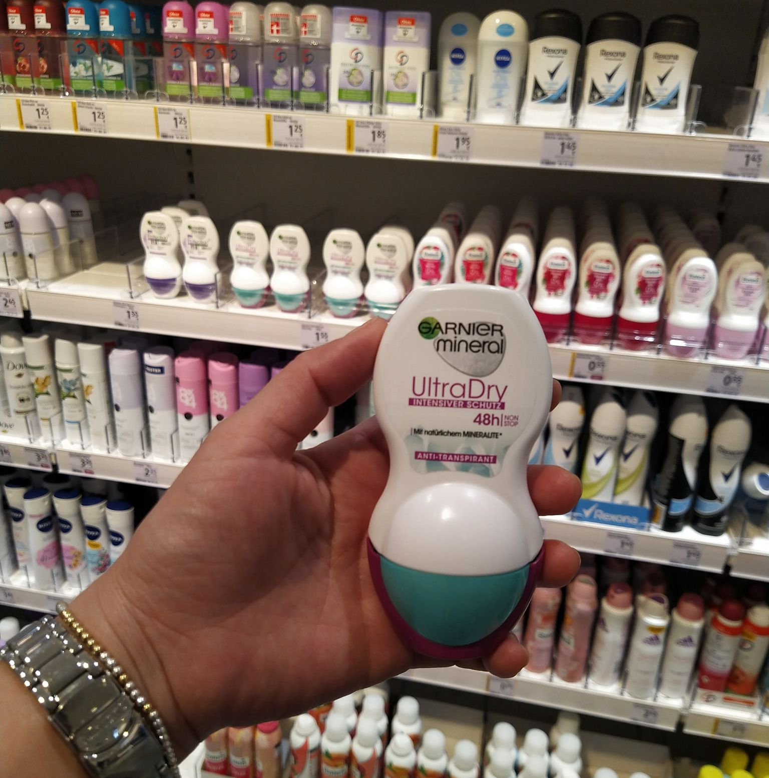 Lăn Khử Mùi Garnier Mineral 48h Đức
