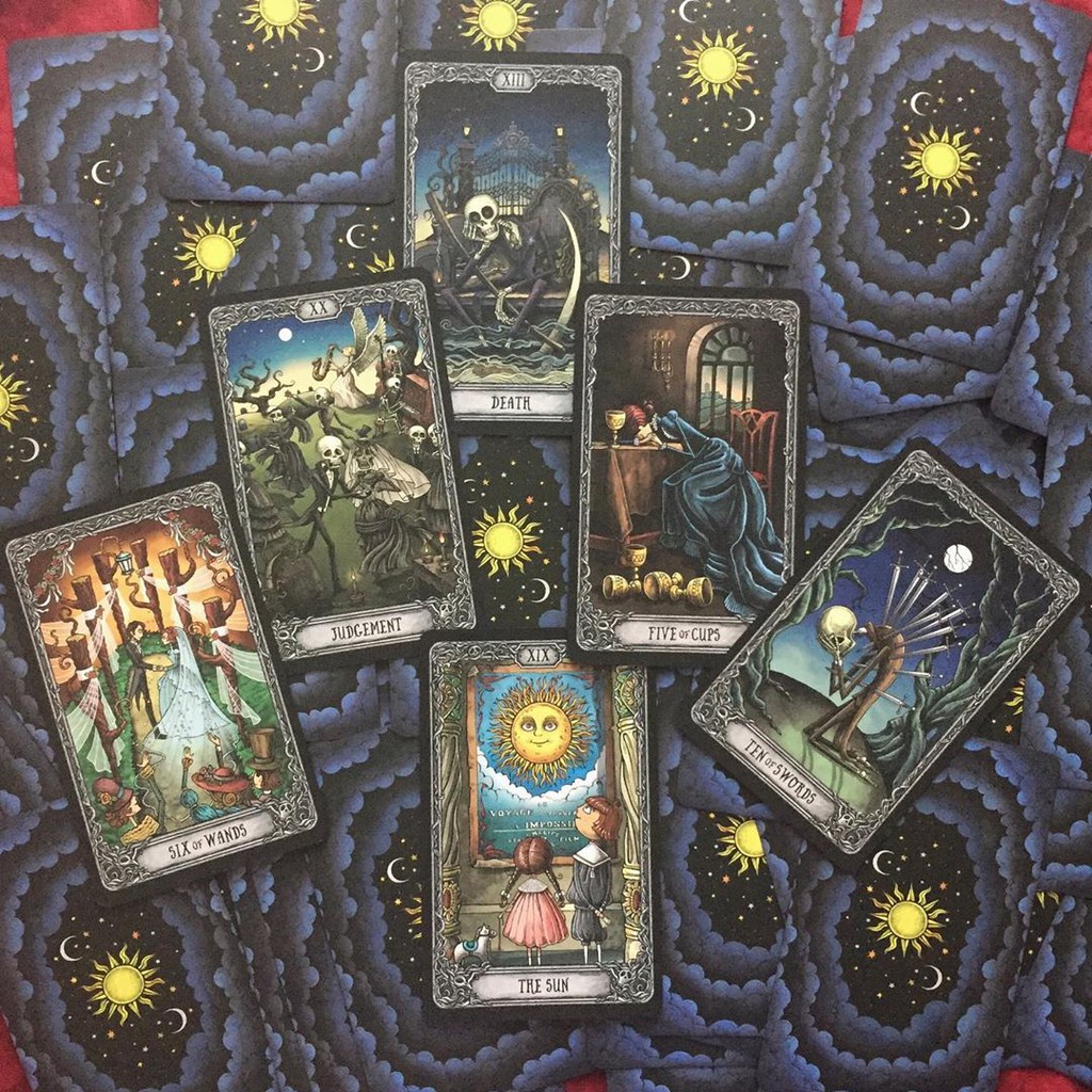 Bài Dark Mansion Tarot 3rd Edition Black Blue