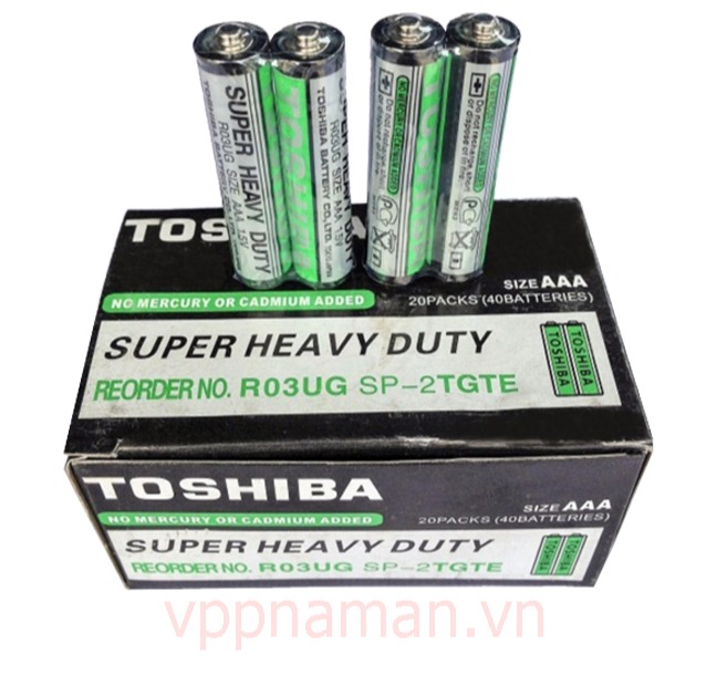 20 viên pin AAA (3A) Toshiba