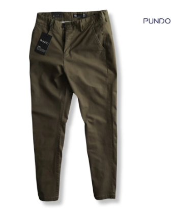 Quần kaki dài nam PUNDO , màu basic , chất kaki mềm mịn cao cấp , dễ phối QDPD06