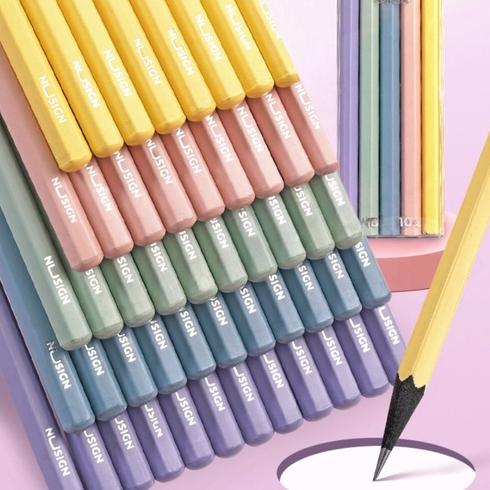 Bút chì gỗ tiện lợi nhiều màu sắc, bút chì gỗ HB