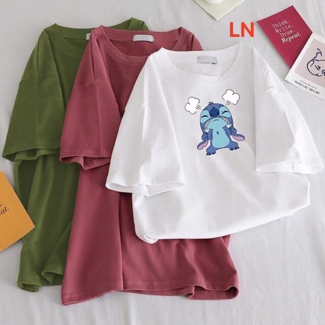 Áo phông thỏ Stitch vầng mây LNG0220