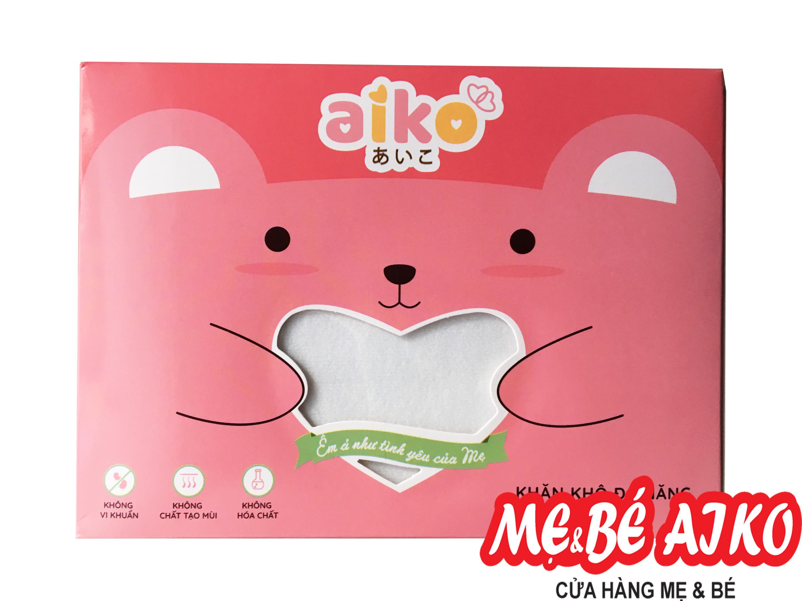 Khăn vải khô đa năng hộp aiko 160 tờ/hộp