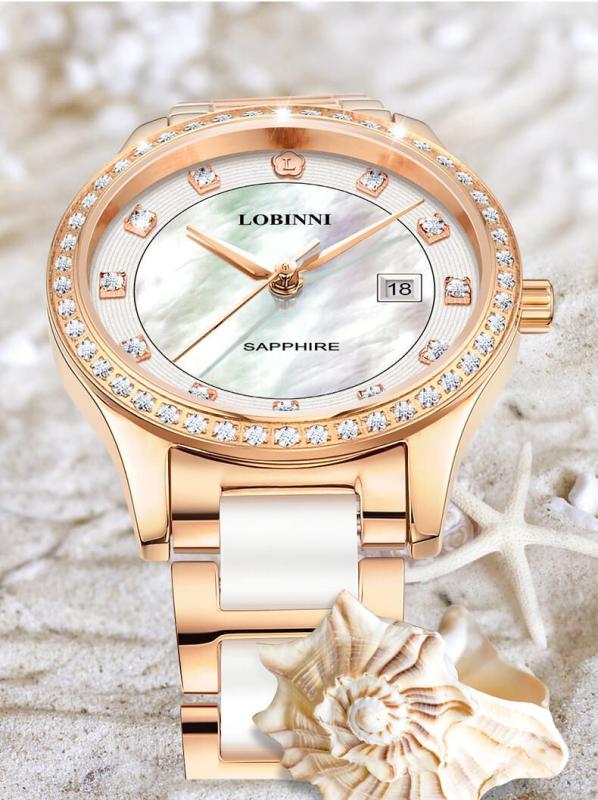 Đồng hồ nữ  LOBINNI L2005 Đồng hồ đeo tay chính hãng, Fullbox, Kính sapphire, Chống xước, Chống nước, Đồng hồ bán chạy nhất hiện nay
