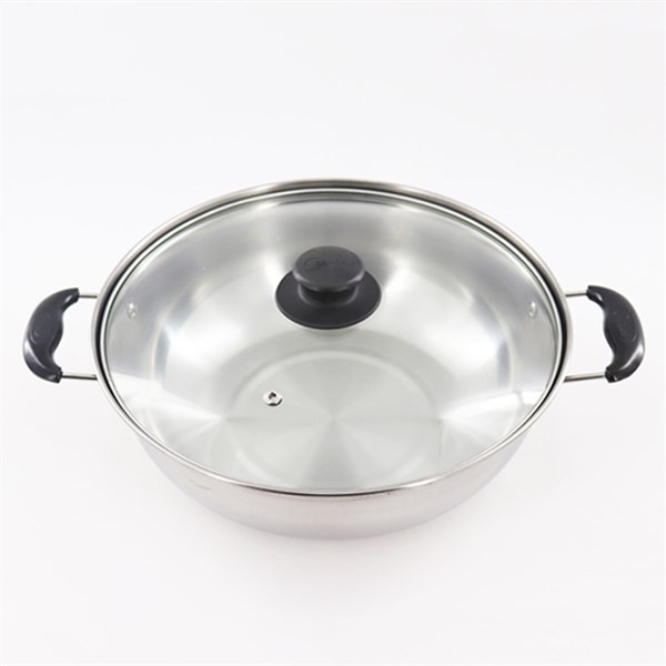 Stainless steel hot pot size 28 - 30cm