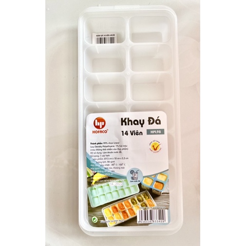 Khay Đá 14 Viên HOFACO(HPL98)