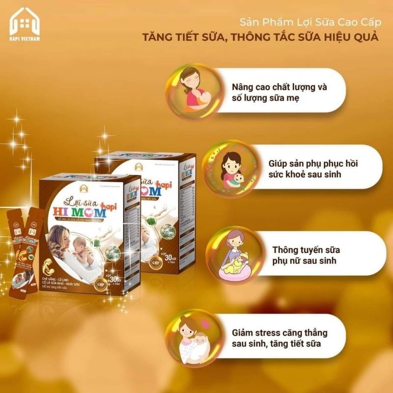 Lợi sữa HI MOM HAPI chính hãng