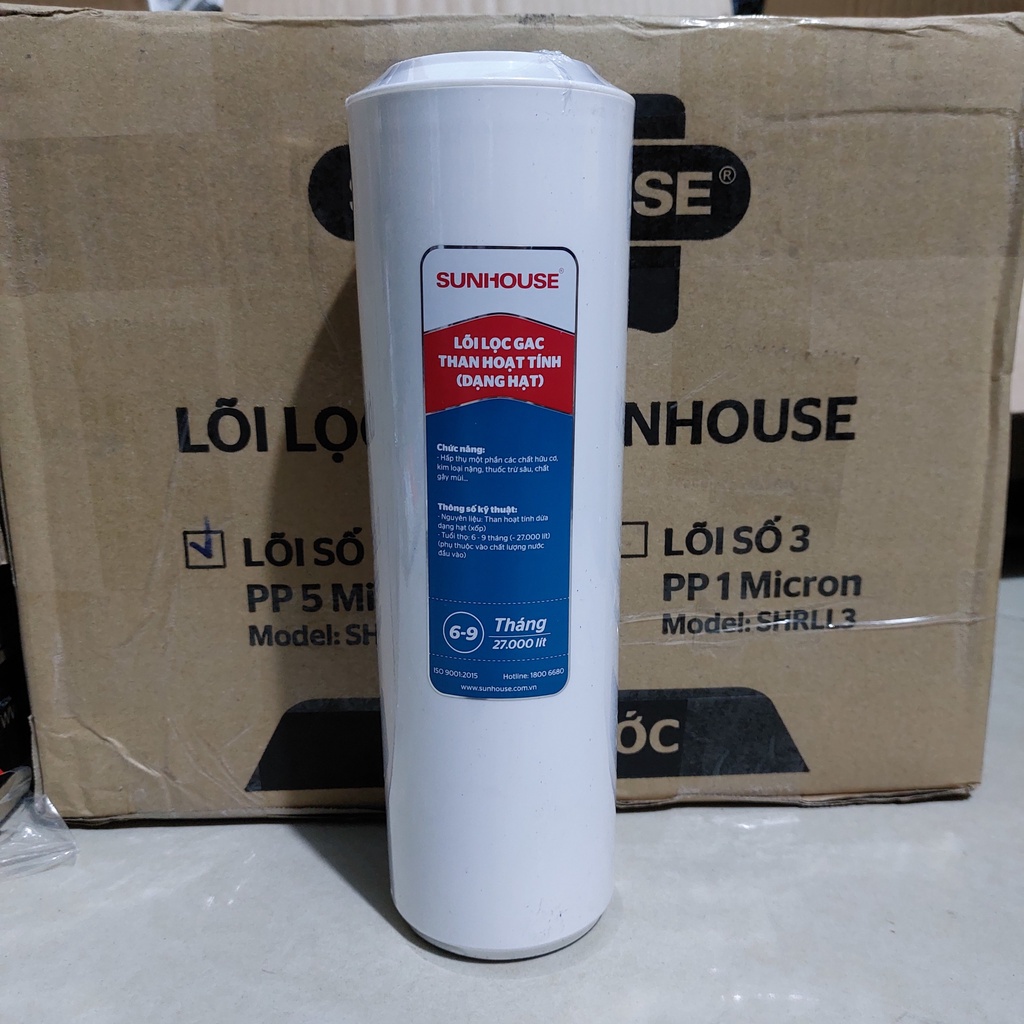 Bộ 3 Lõi Lọc Thô Sunhouse 123