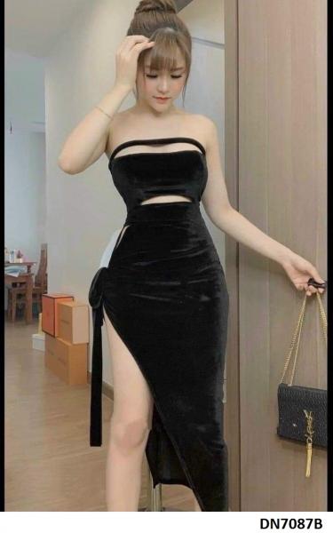 Đầm body cúp ngực thắt nơ sexy