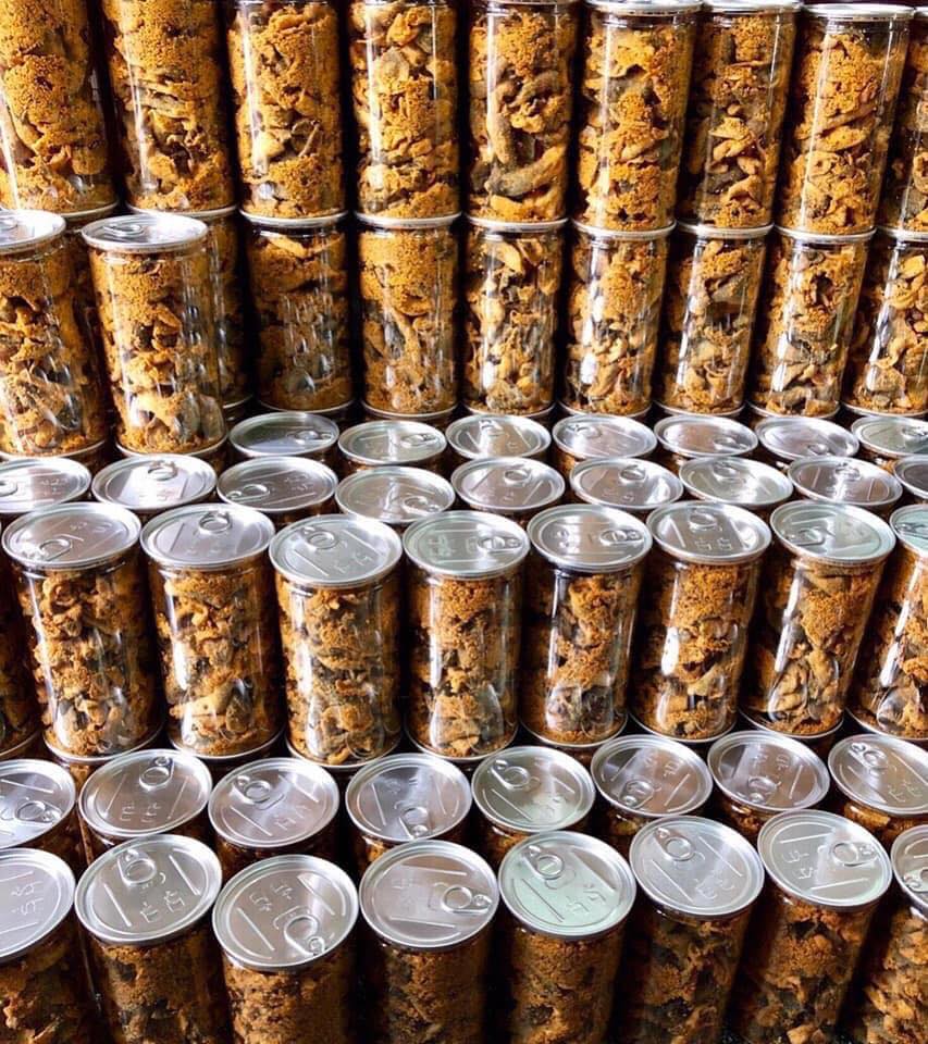 [Hoàn tiền 10%] DA CÁ LẮC TRỨNG MUỐI 250g lon