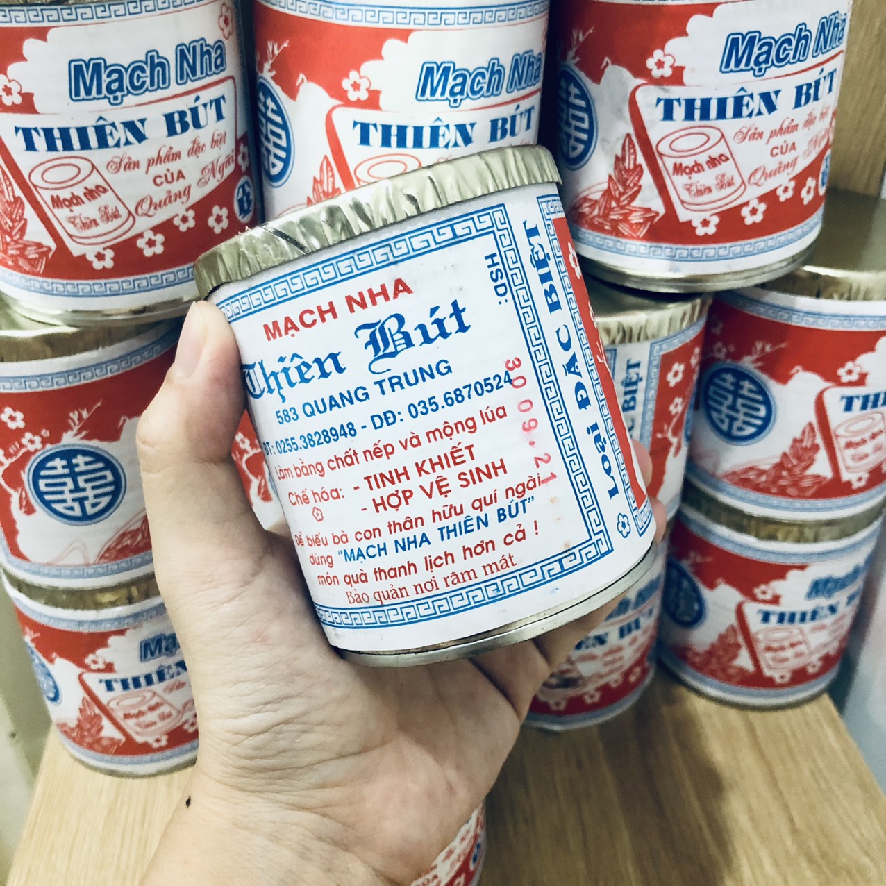 Mạch Nha Thiên Bút Đặc Sản Quảng Ngãi (Lon 350g)