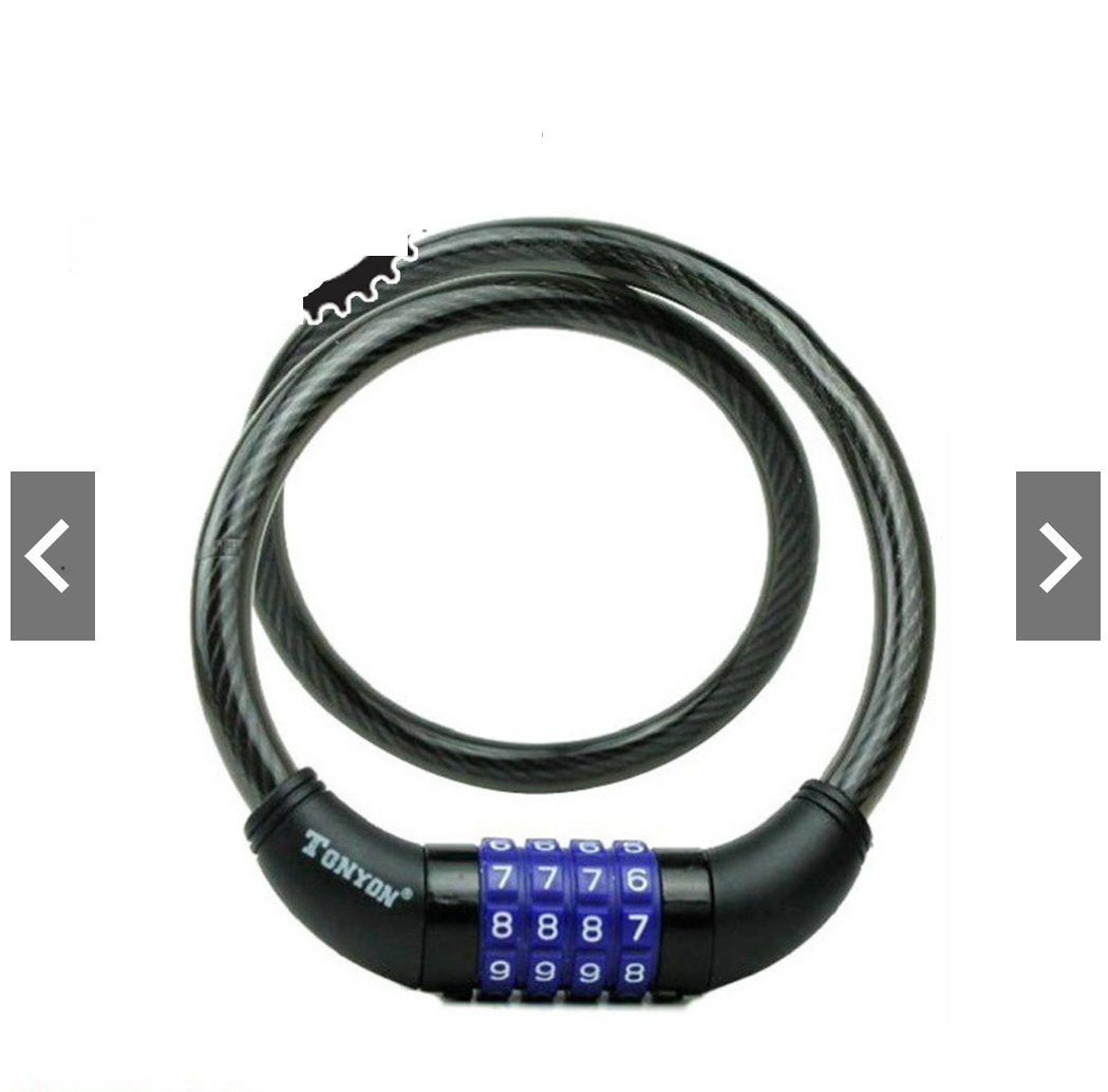 Tonyon bicycle chain lock, good 4 digit bicycle lock