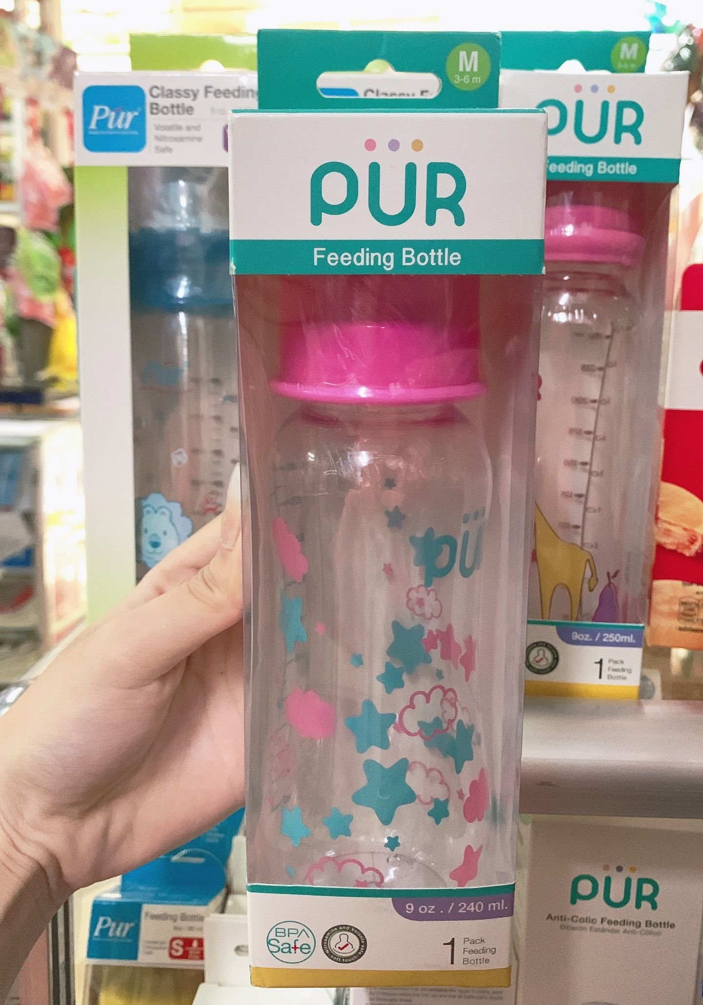 Bình Sữa Pur Thái Cổ Thường Thân Thon