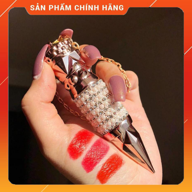 Son 3 Màu Hàn Quốc Son 3 Màu Đỏ Cam- Cam Đất- Đỏ Hồng