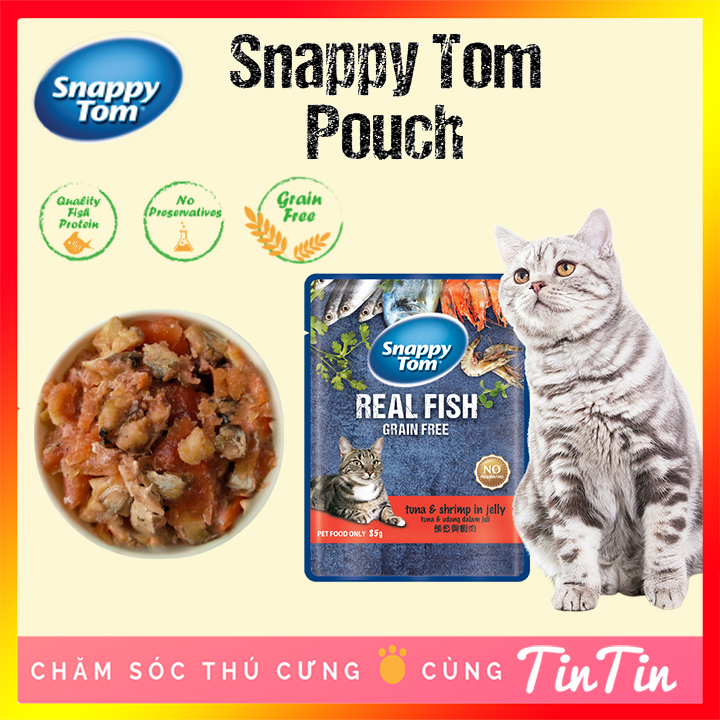 Pate Cho Mèo Snappy Tom - Gói 85 Gram