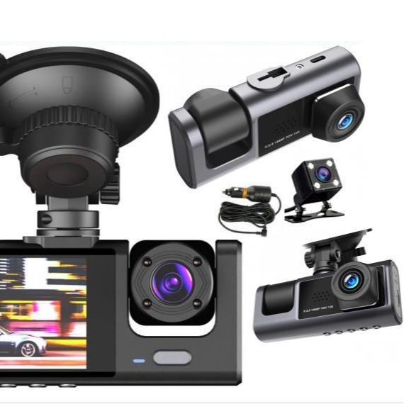 Camera hành trình 3 mắt Full HD 1080P.