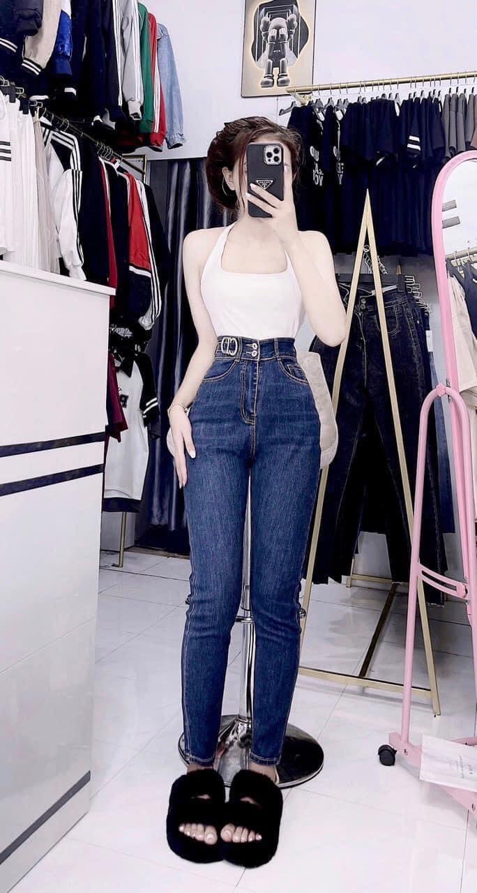 Quần jean ôm co giãn form chuẩn