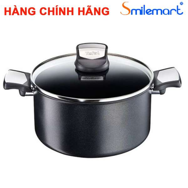 Nồi lẻ 2 quai Tefal Expertise có nắp đường kính 24cm