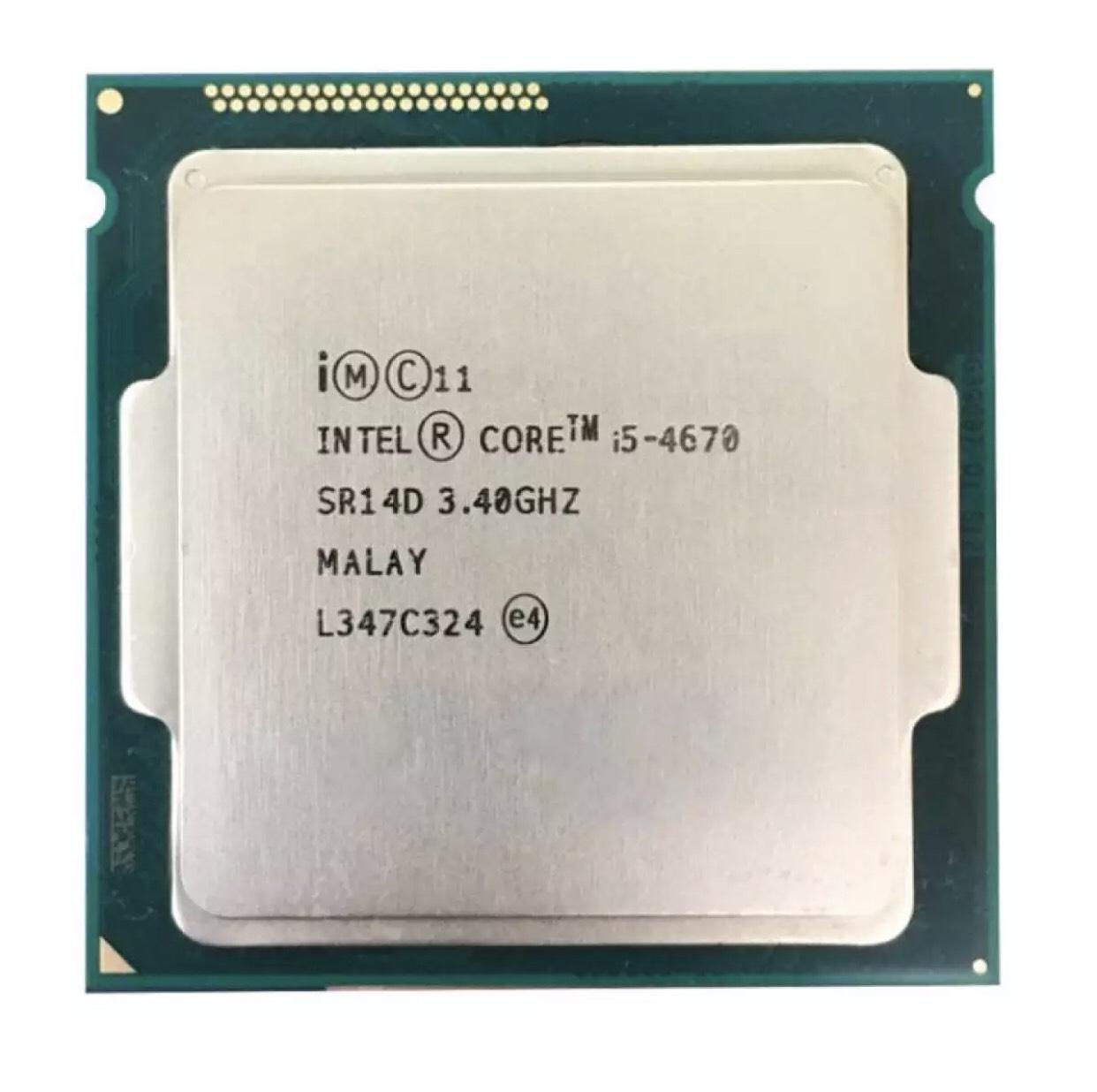 CPU Bộ vi xử lý Intel I5 4670 3.4 Ghz/1150