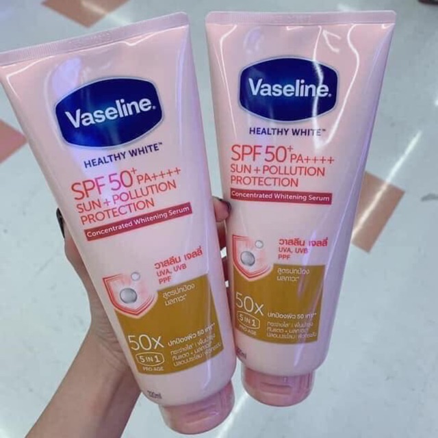 Kem dưỡng trắng vaseline 50x – 320ml